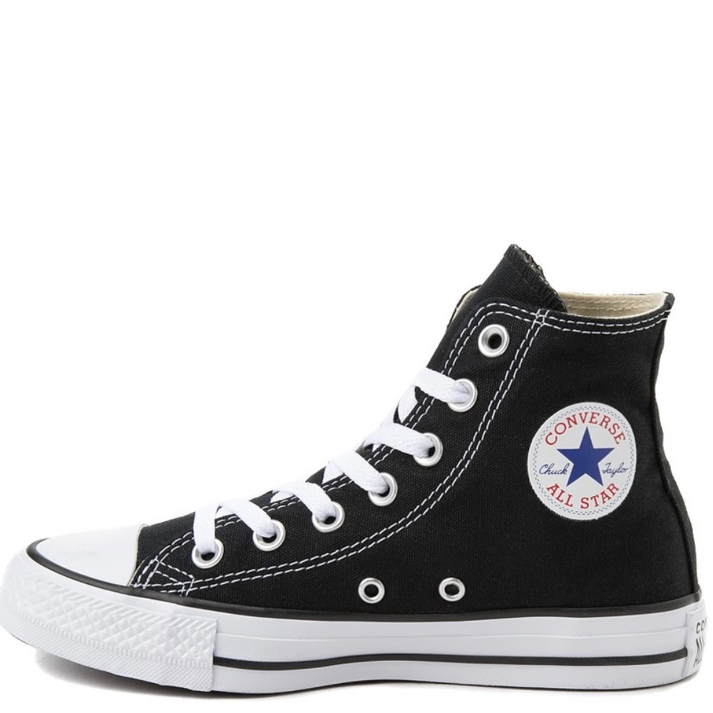 Black high top converse